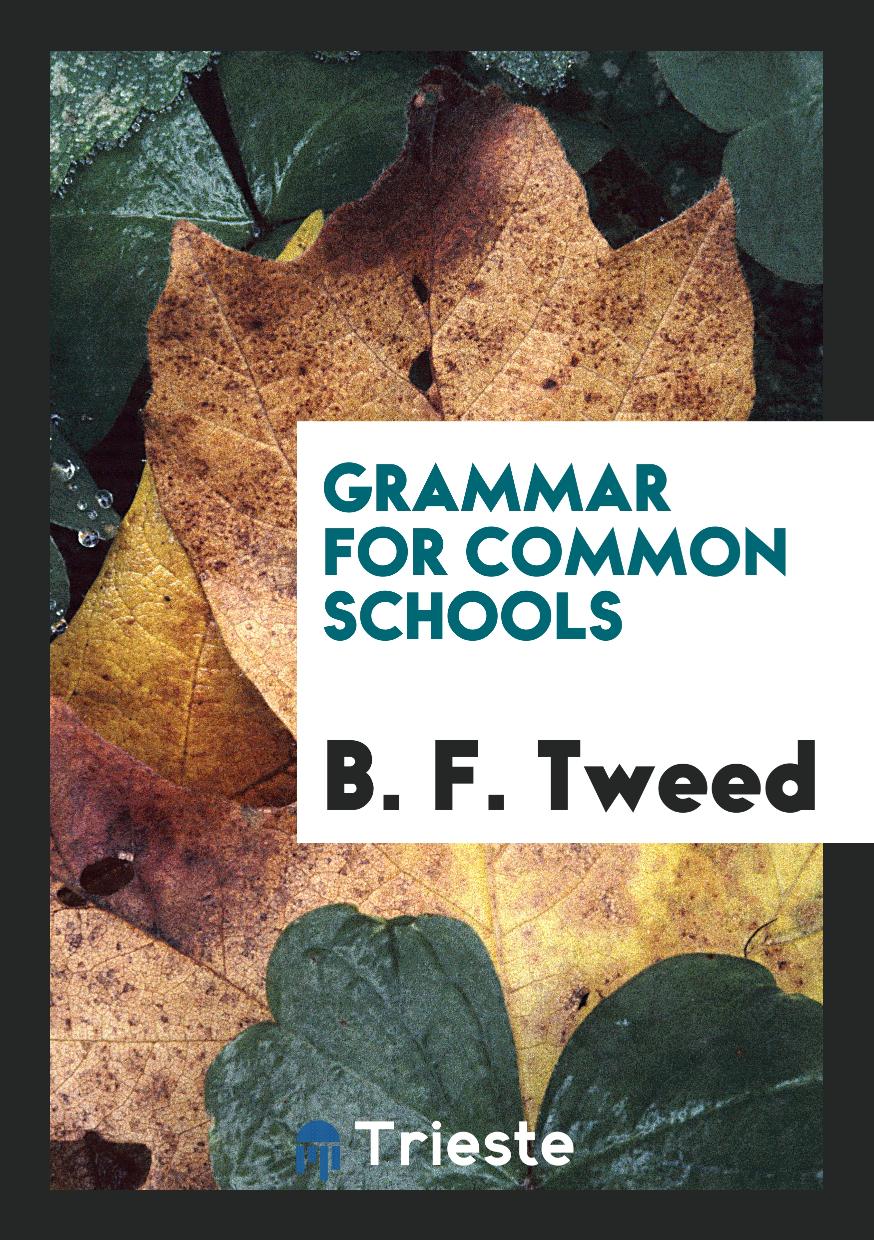 Grammar for Common Schools