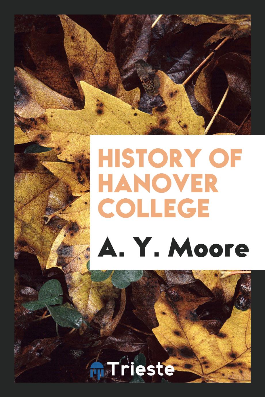 History of Hanover College