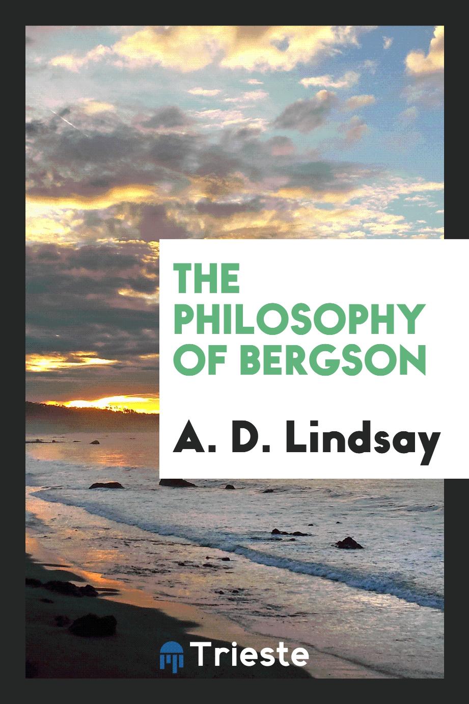 The philosophy of Bergson