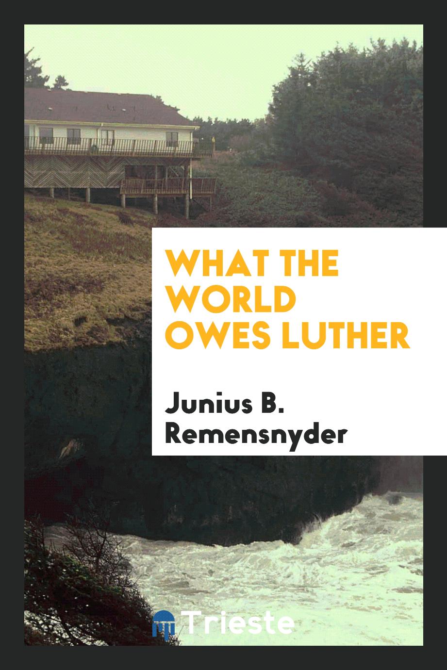 What the world owes Luther