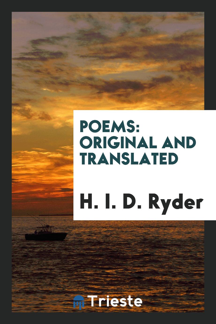Poems: original and translated
