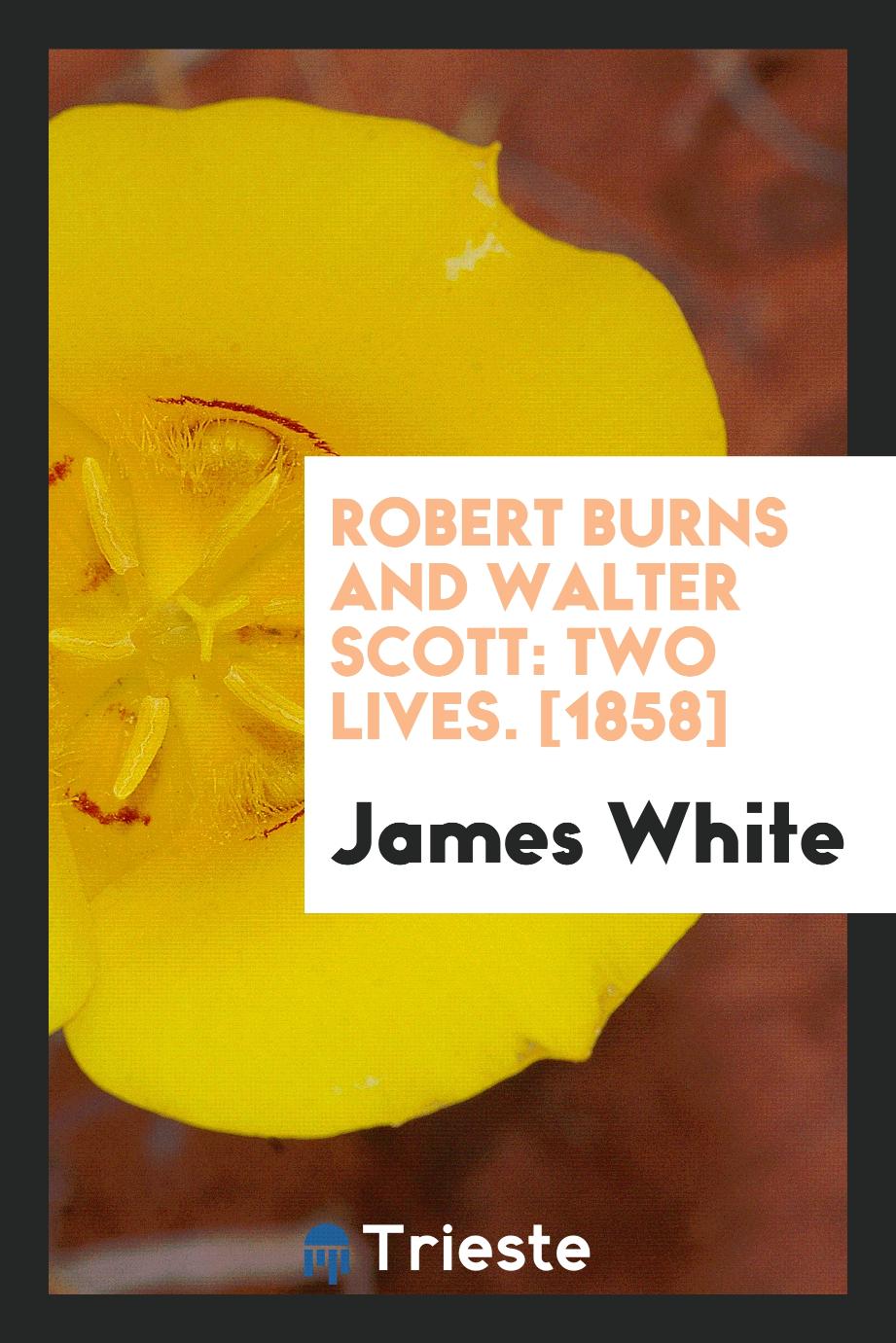 Robert Burns and Walter Scott: Two Lives. [1858]