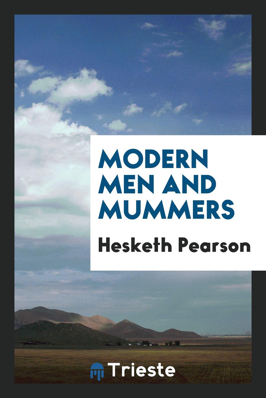 Modern men and mummers