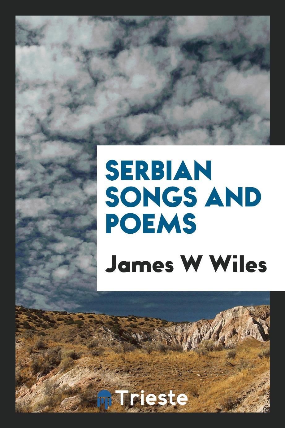 Serbian songs and poems