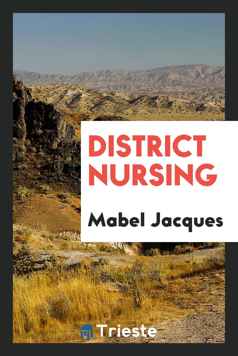 Mabel Jacques - District Nursing