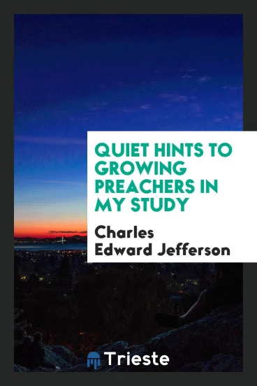 Quiet hints to growing preachers in my study
