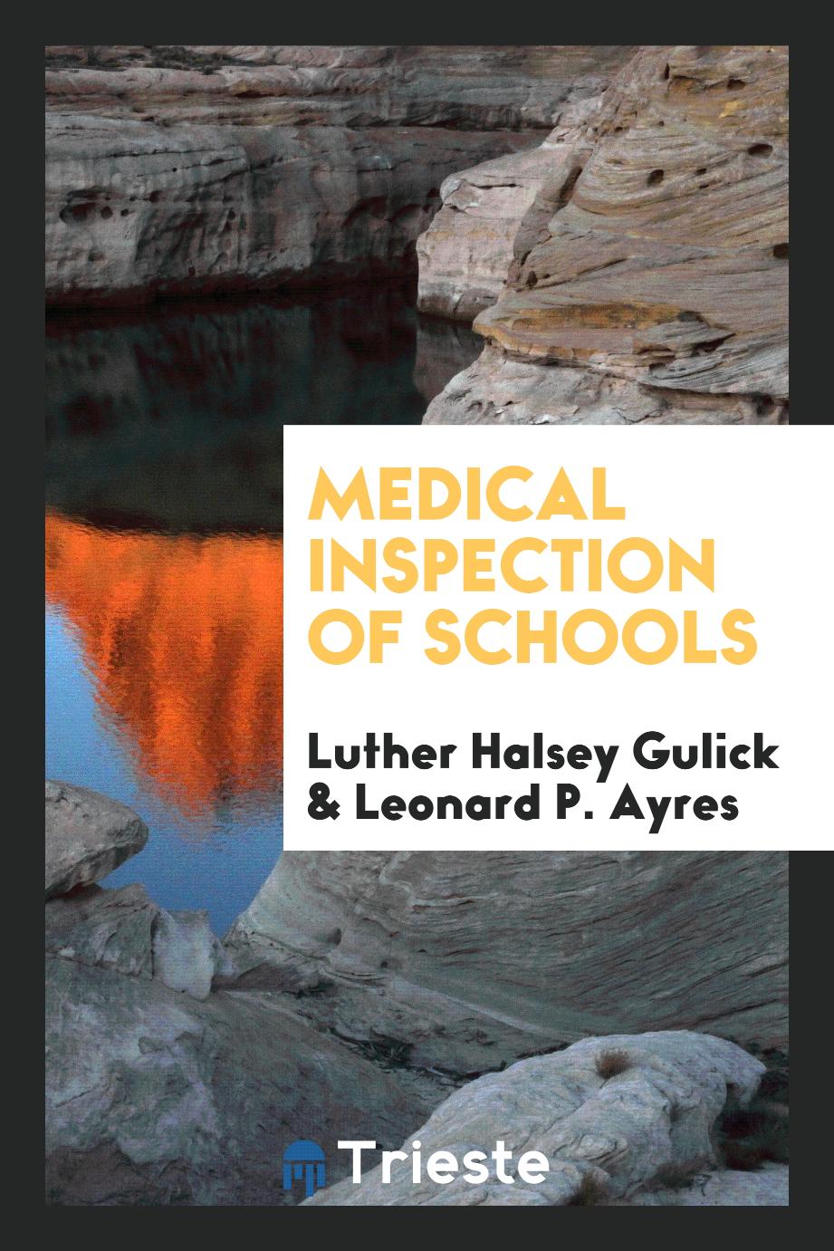 Medical inspection of schools