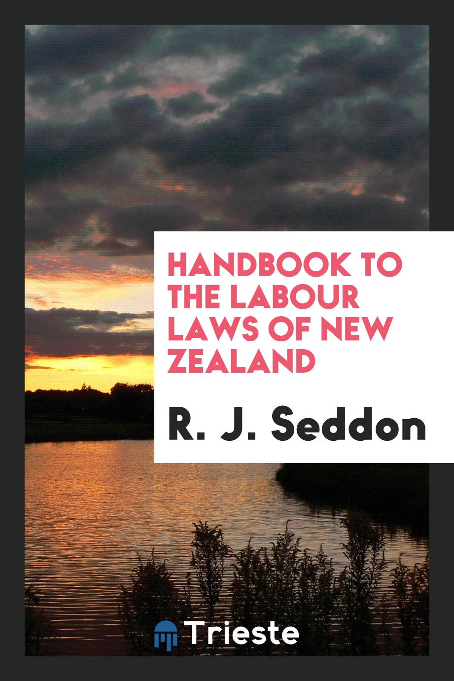 Handbook to the Labour Laws of New Zealand