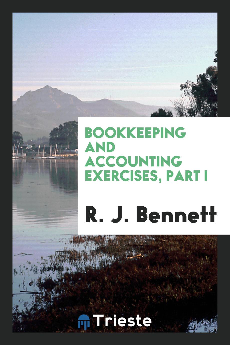 Bookkeeping and Accounting Exercises, Part I