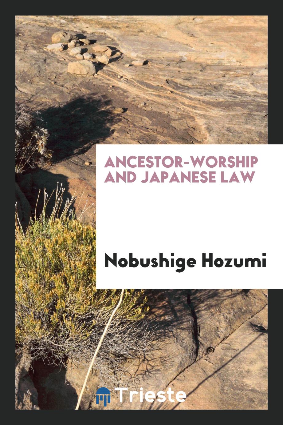 Ancestor-worship and Japanese Law