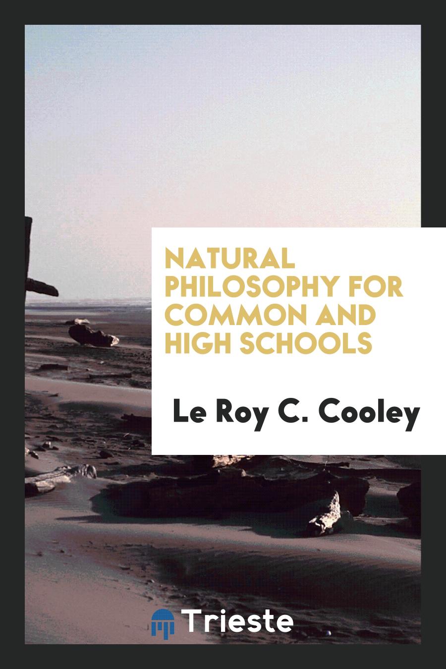 Natural Philosophy for Common and High Schools