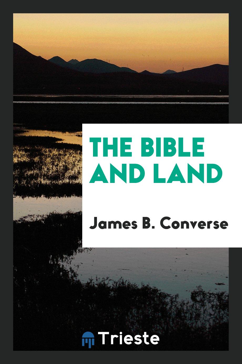 The Bible and land