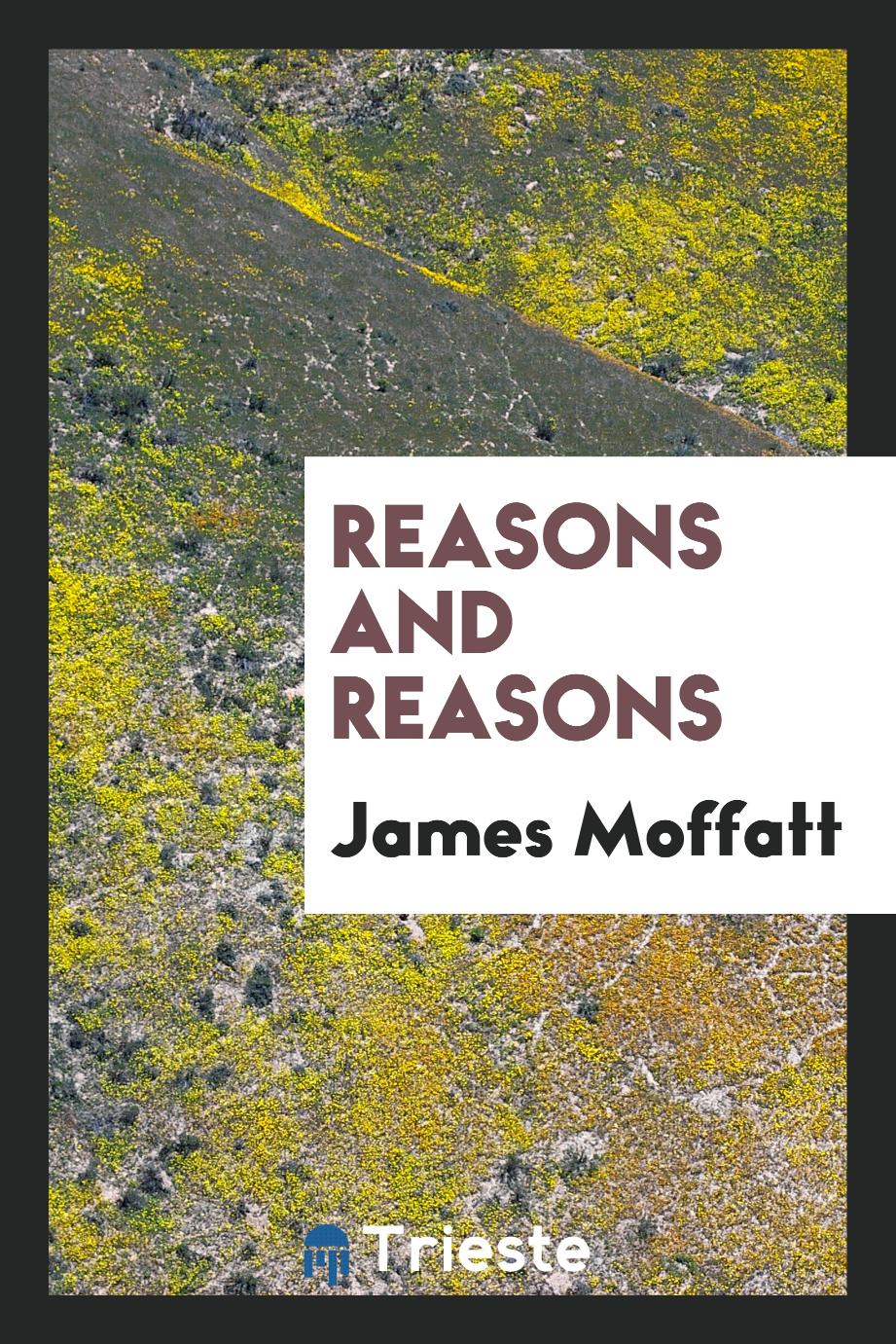 Reasons and reasons