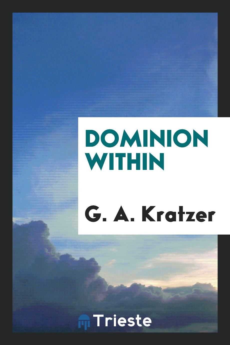 Dominion within
