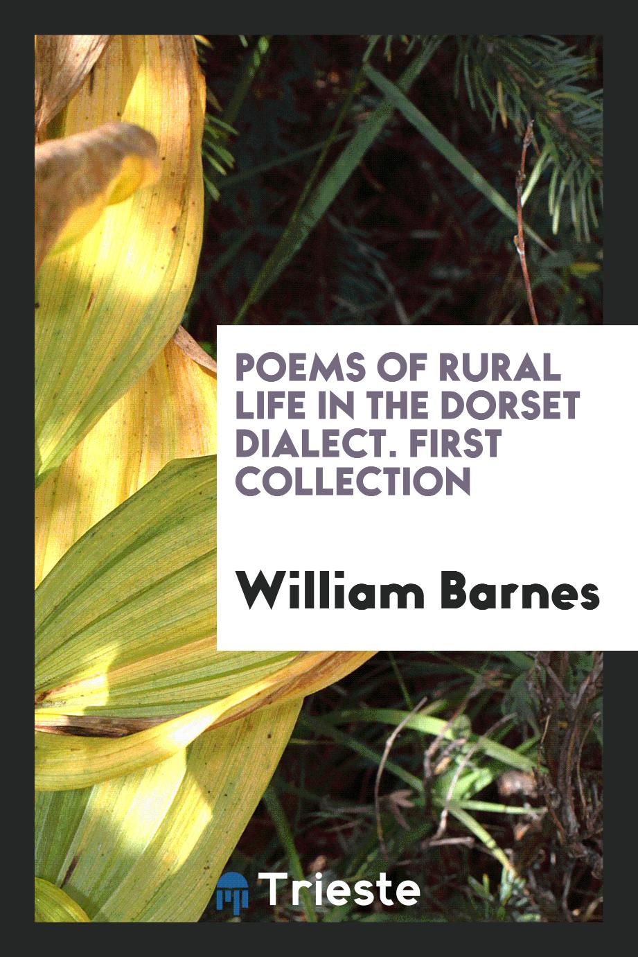 Poems of Rural Life in the Dorset Dialect. First Collection
