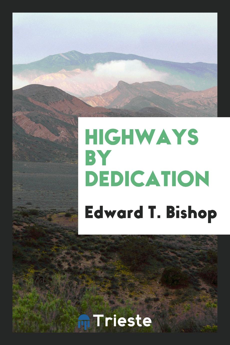 Highways by dedication