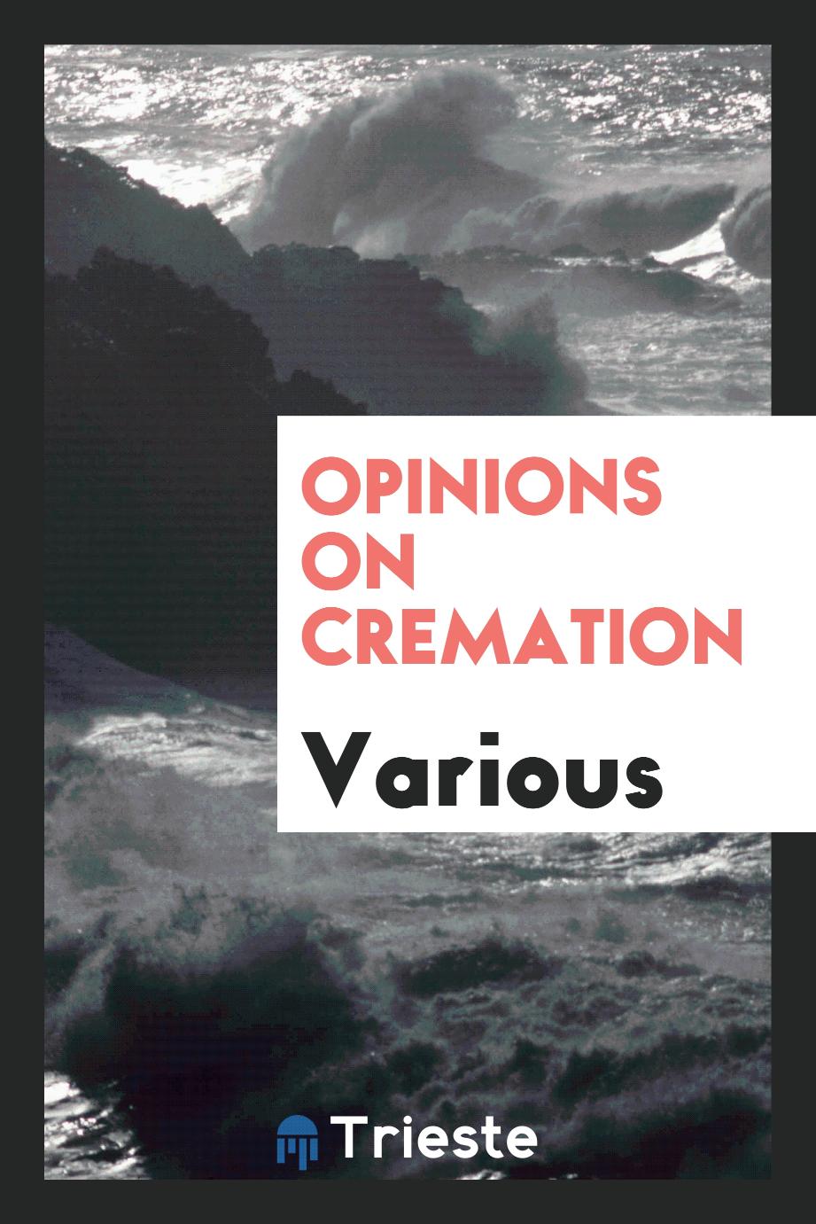 Opinions on Cremation