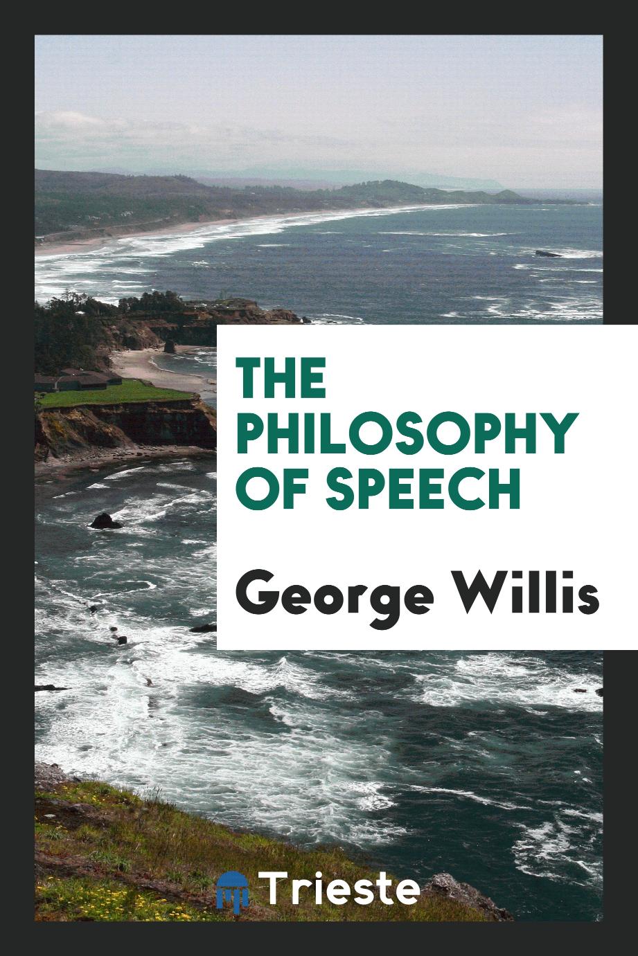 The philosophy of speech