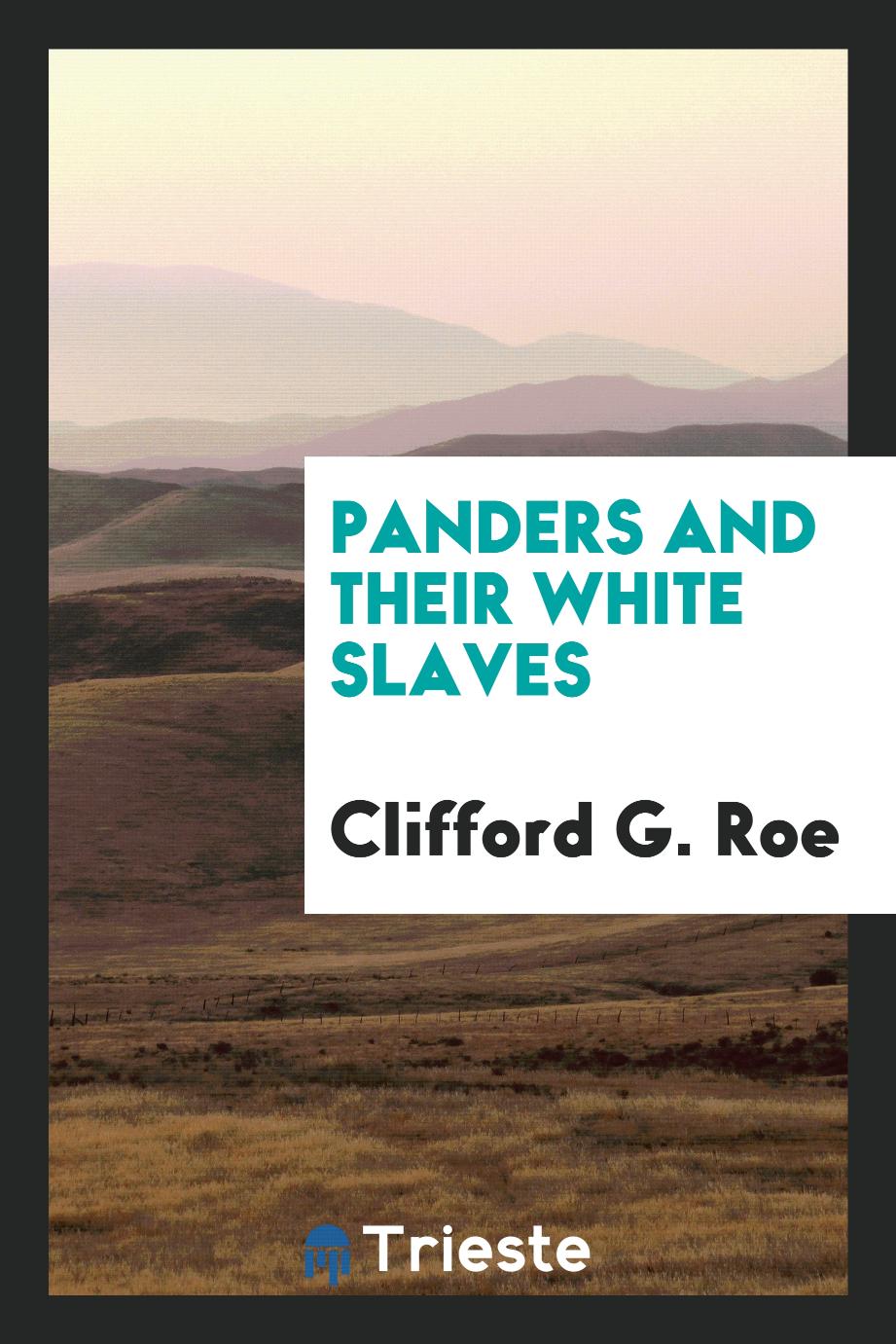 Panders and their white slaves