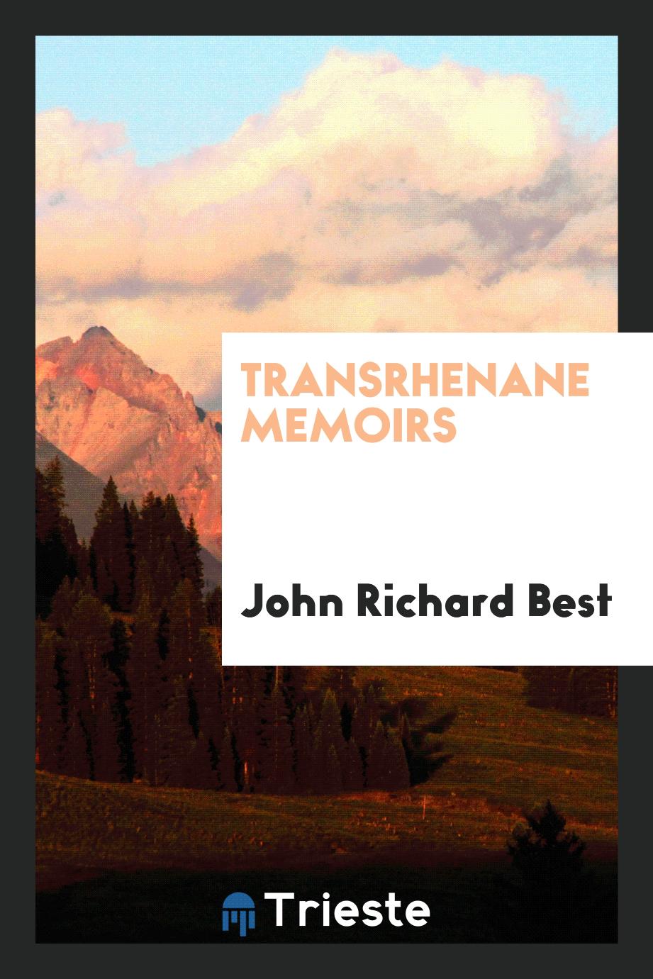 Transrhenane Memoirs