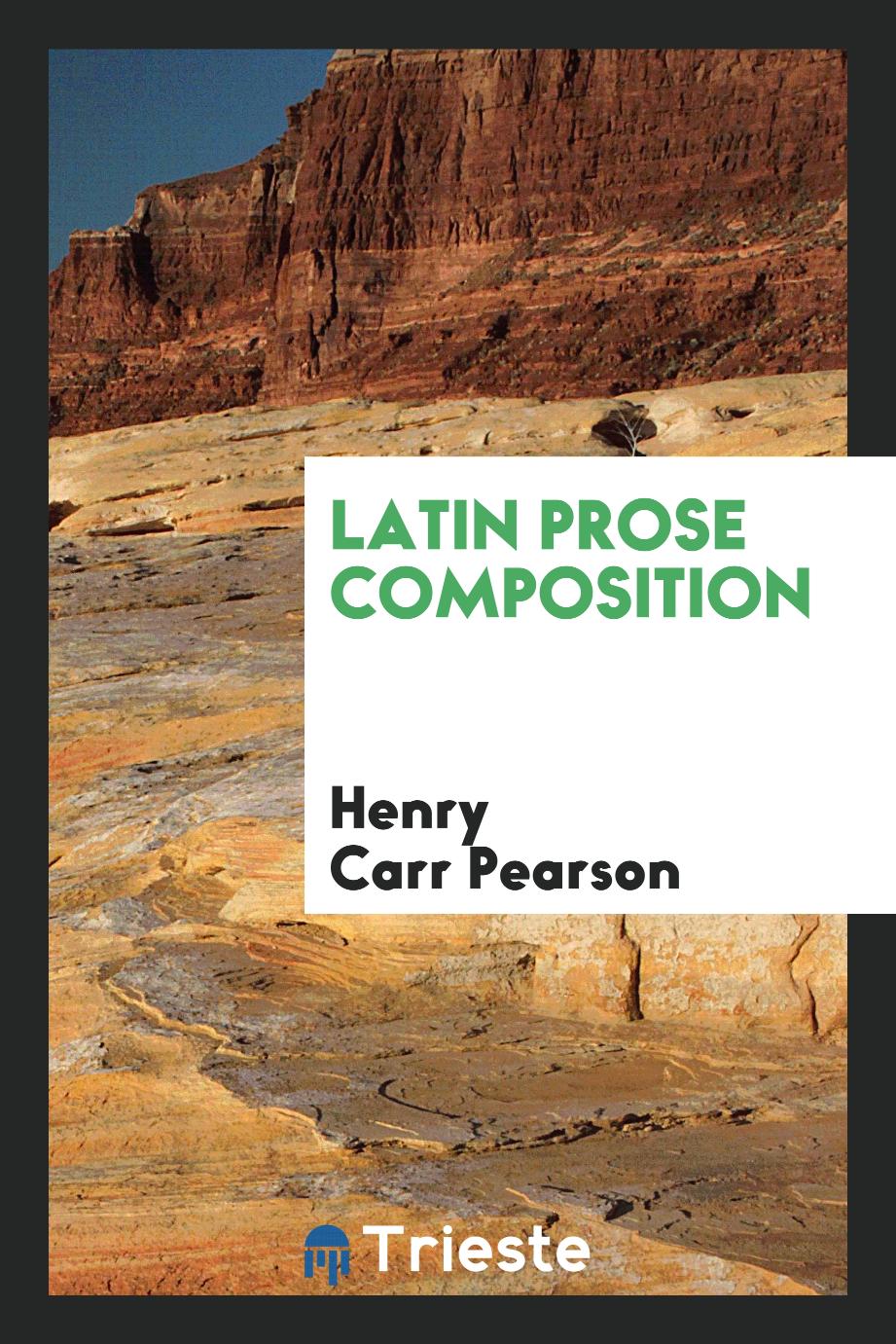 Latin prose composition