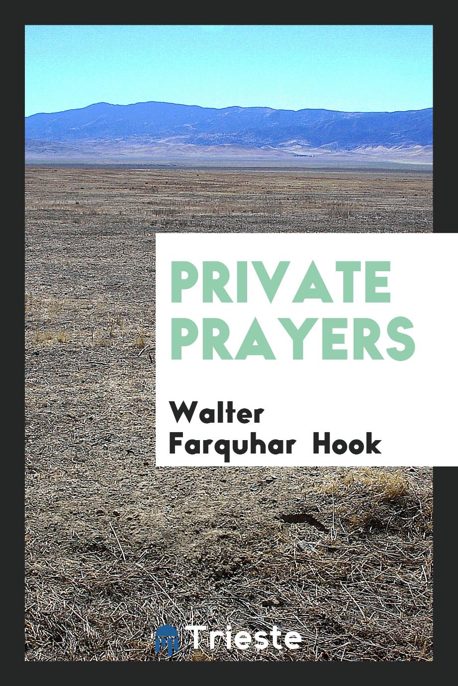 Private prayers