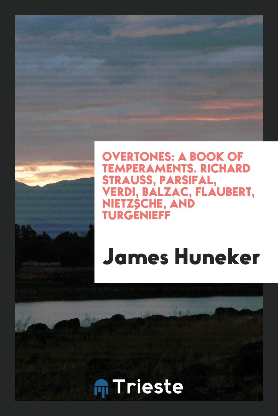 Overtones: A Book of Temperaments. Richard Strauss, Parsifal, Verdi, Balzac, Flaubert, Nietzsche, and Turgénieff