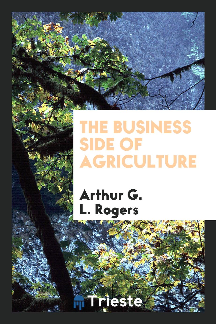 The business side of agriculture