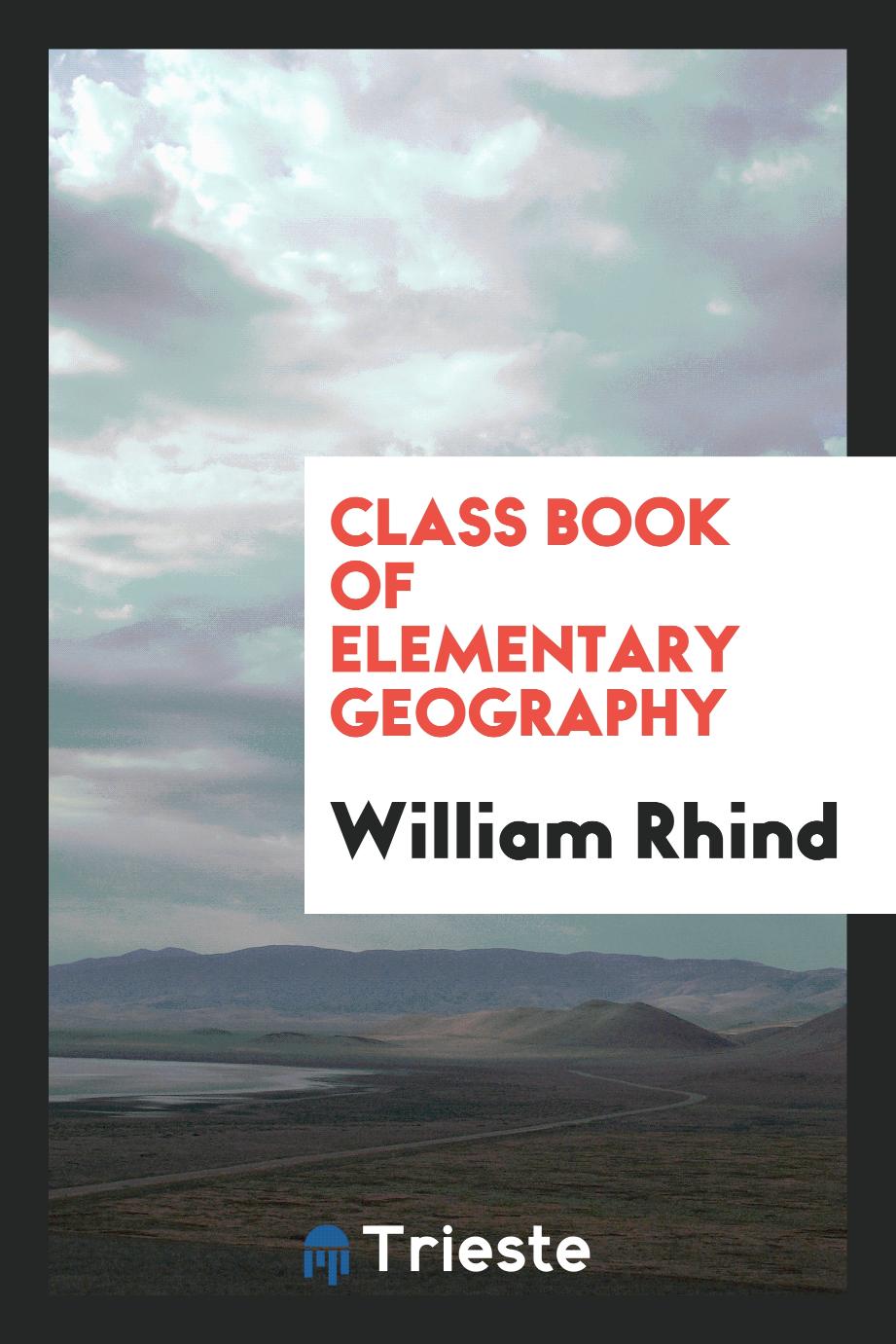 Class Book of Elementary Geography