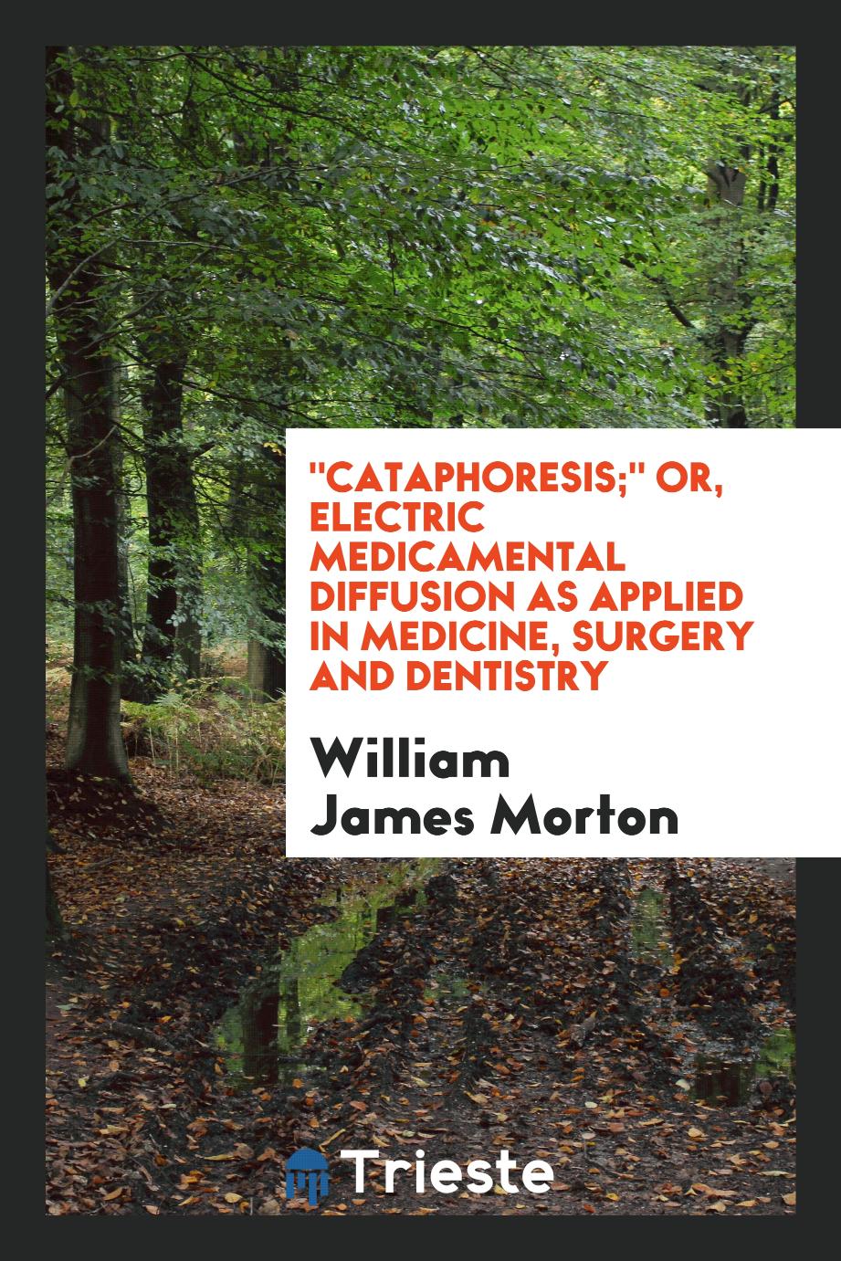 "Cataphoresis;" or, Electric Medicamental Diffusion as Applied in Medicine, Surgery and Dentistry