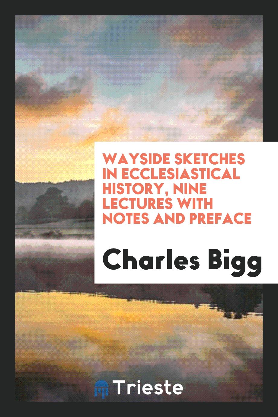 Wayside sketches in ecclesiastical history, nine lectures with notes and preface