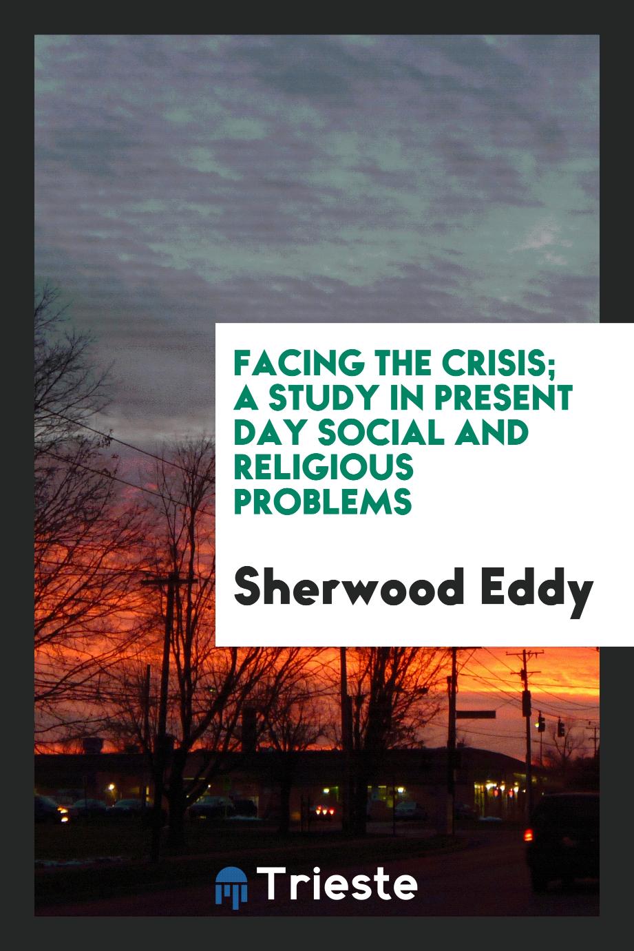 Facing the Crisis; a Study in Present Day Social and Religious Problems