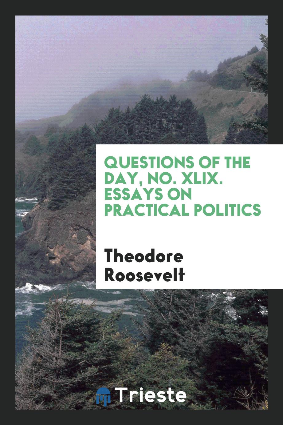 Questions of the day, No. XLIX. Essays on Practical Politics