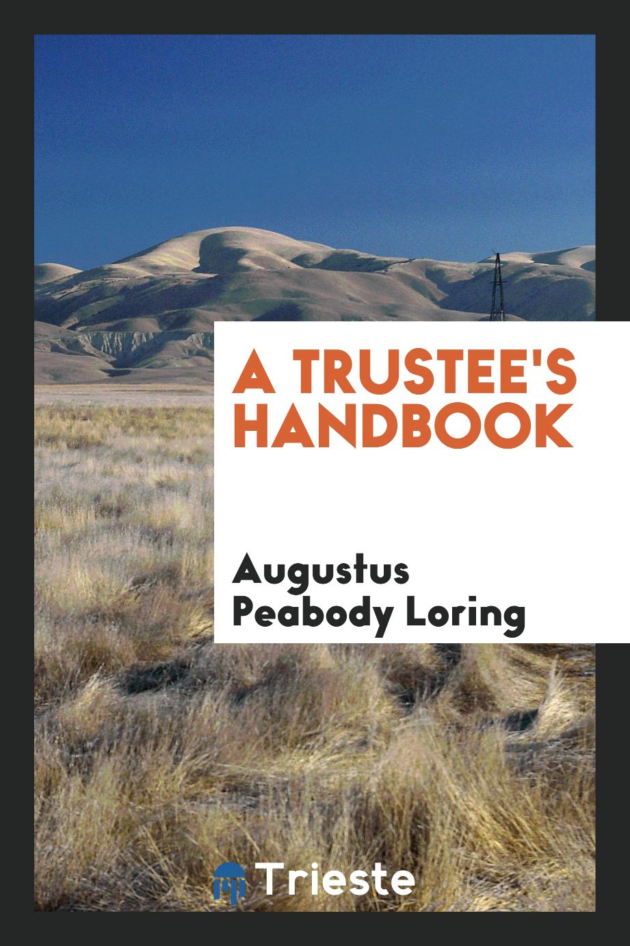 A trustee's handbook