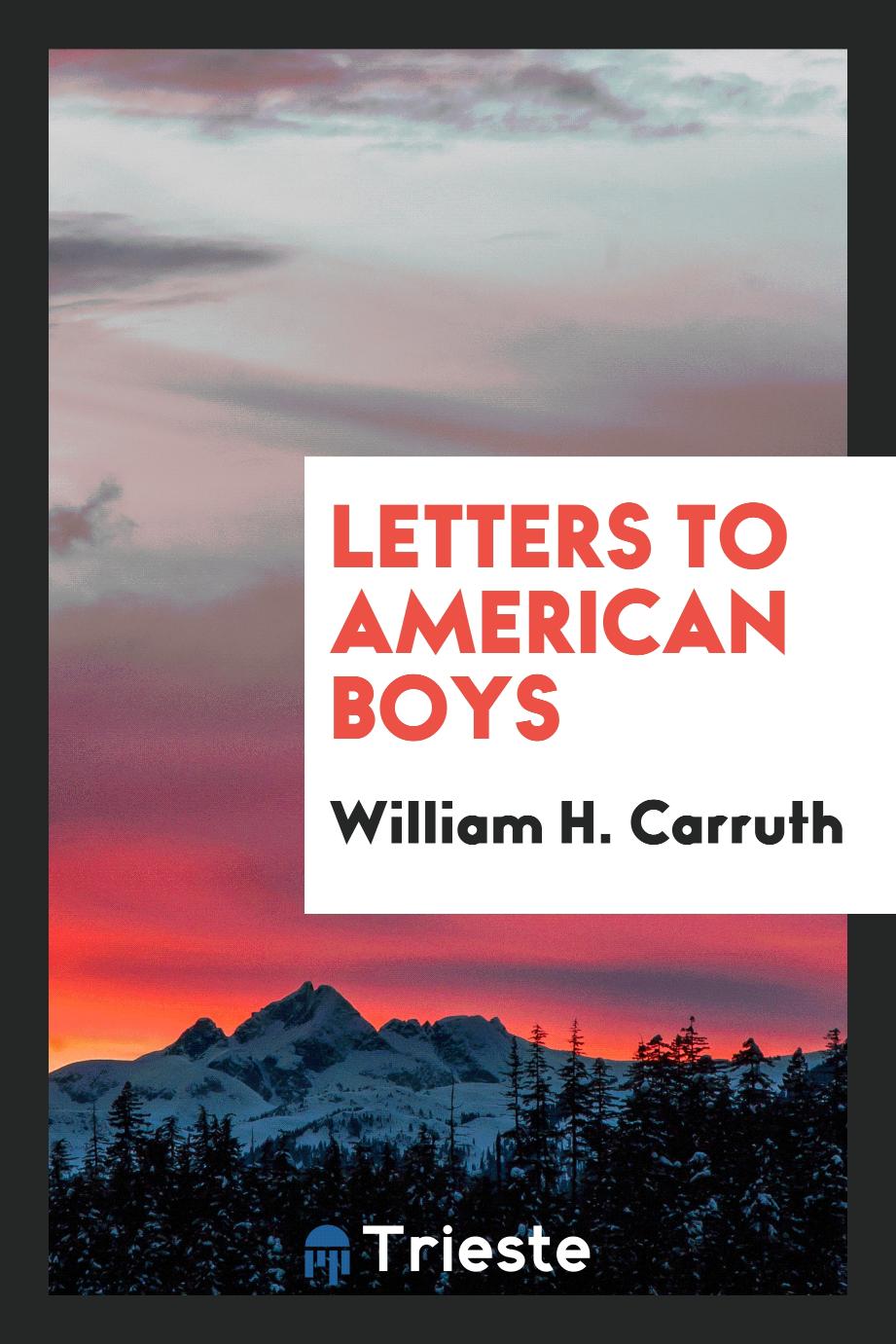 Letters to American Boys
