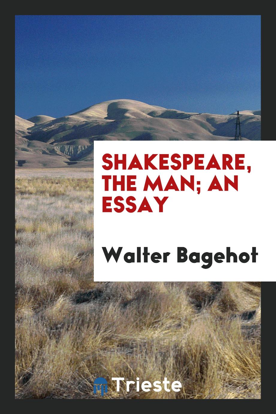 Shakespeare, the man; an essay