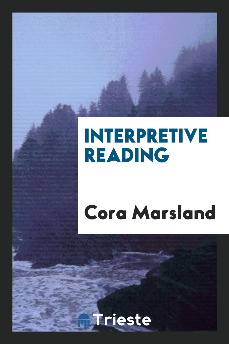 Interpretive reading