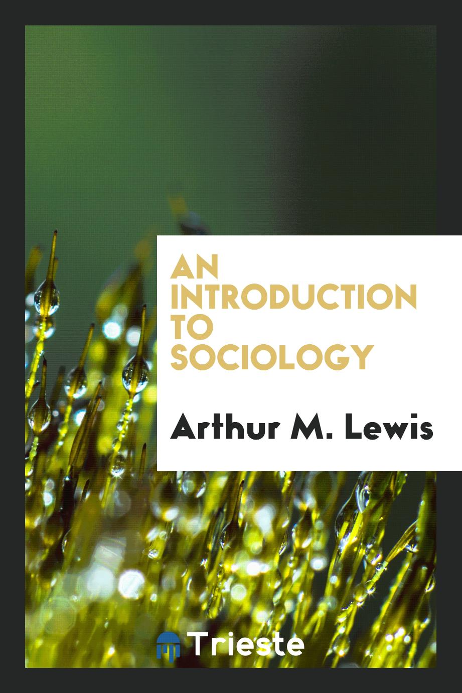 An introduction to sociology
