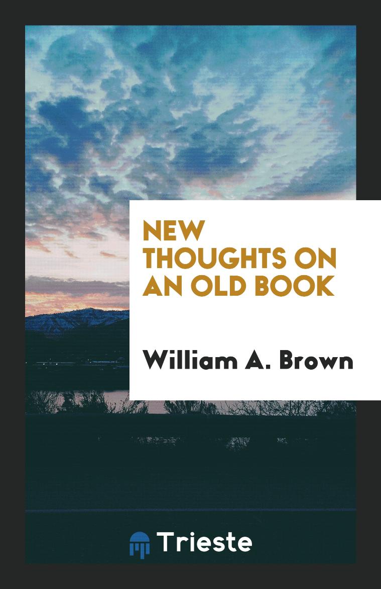 New Thoughts on an Old Book