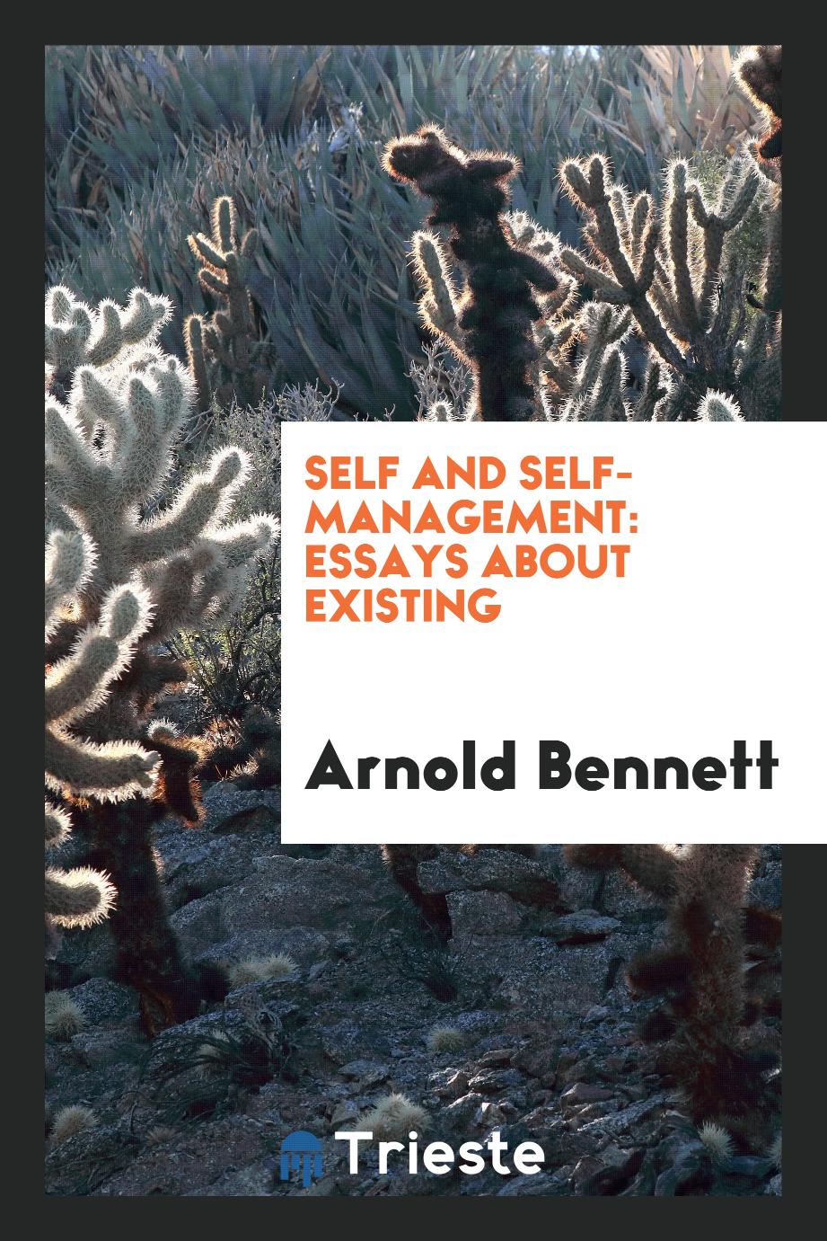 Self and Self-Management: Essays About Existing