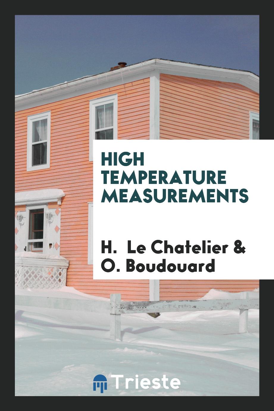 High temperature measurements