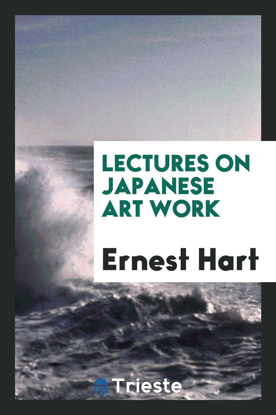Lectures on Japanese art Work