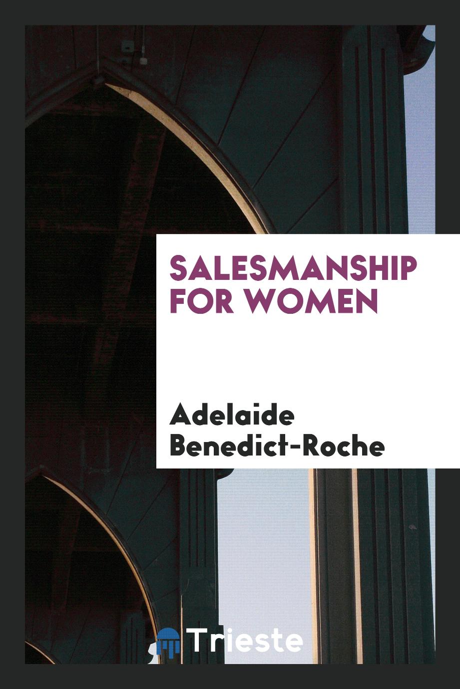 Salesmanship for Women