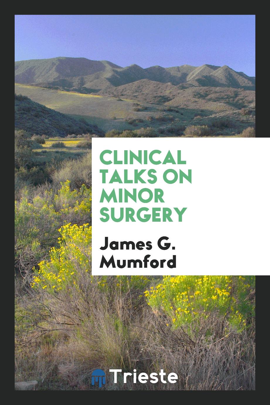 Clinical Talks on Minor Surgery
