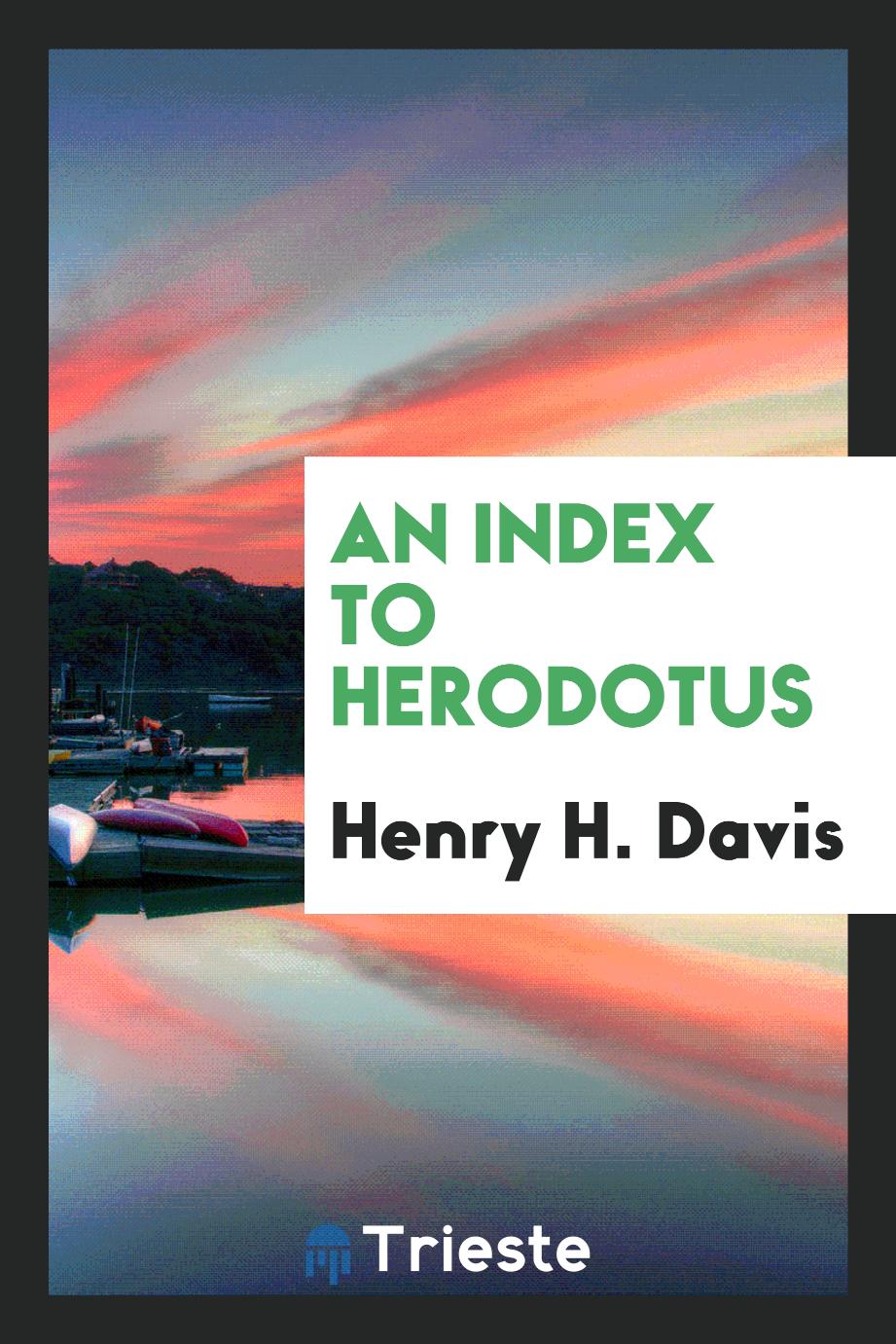An Index to Herodotus