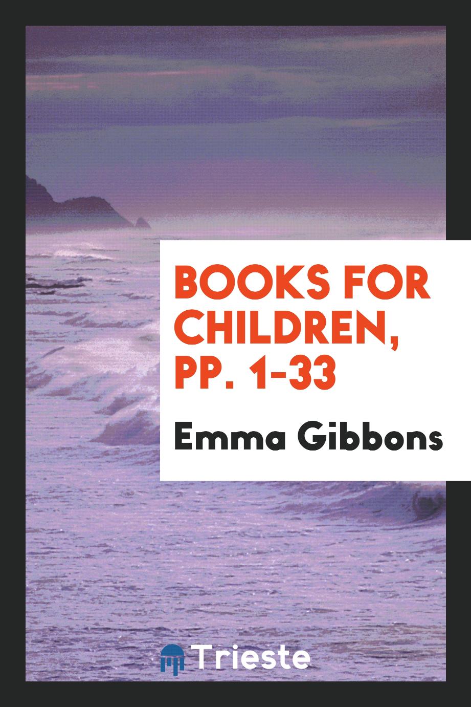 Books for Children, pp. 1-33