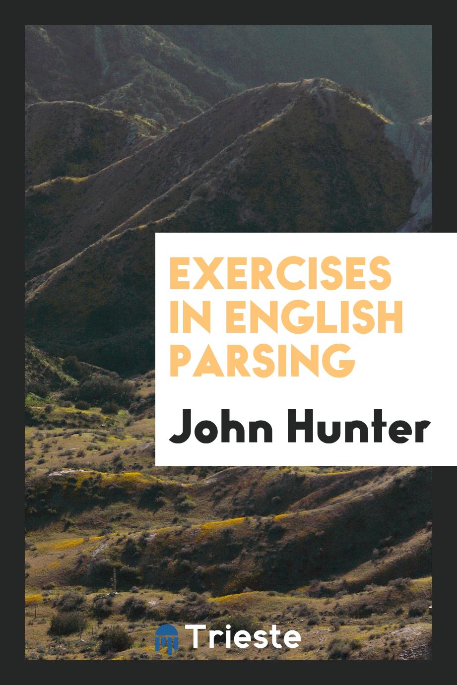 John Hunter - Exercises in English parsing