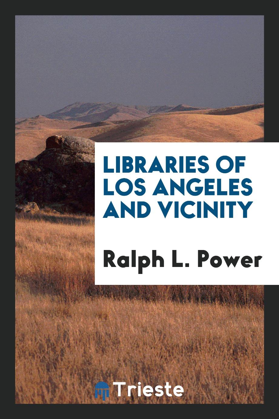 Libraries of Los Angeles and Vicinity