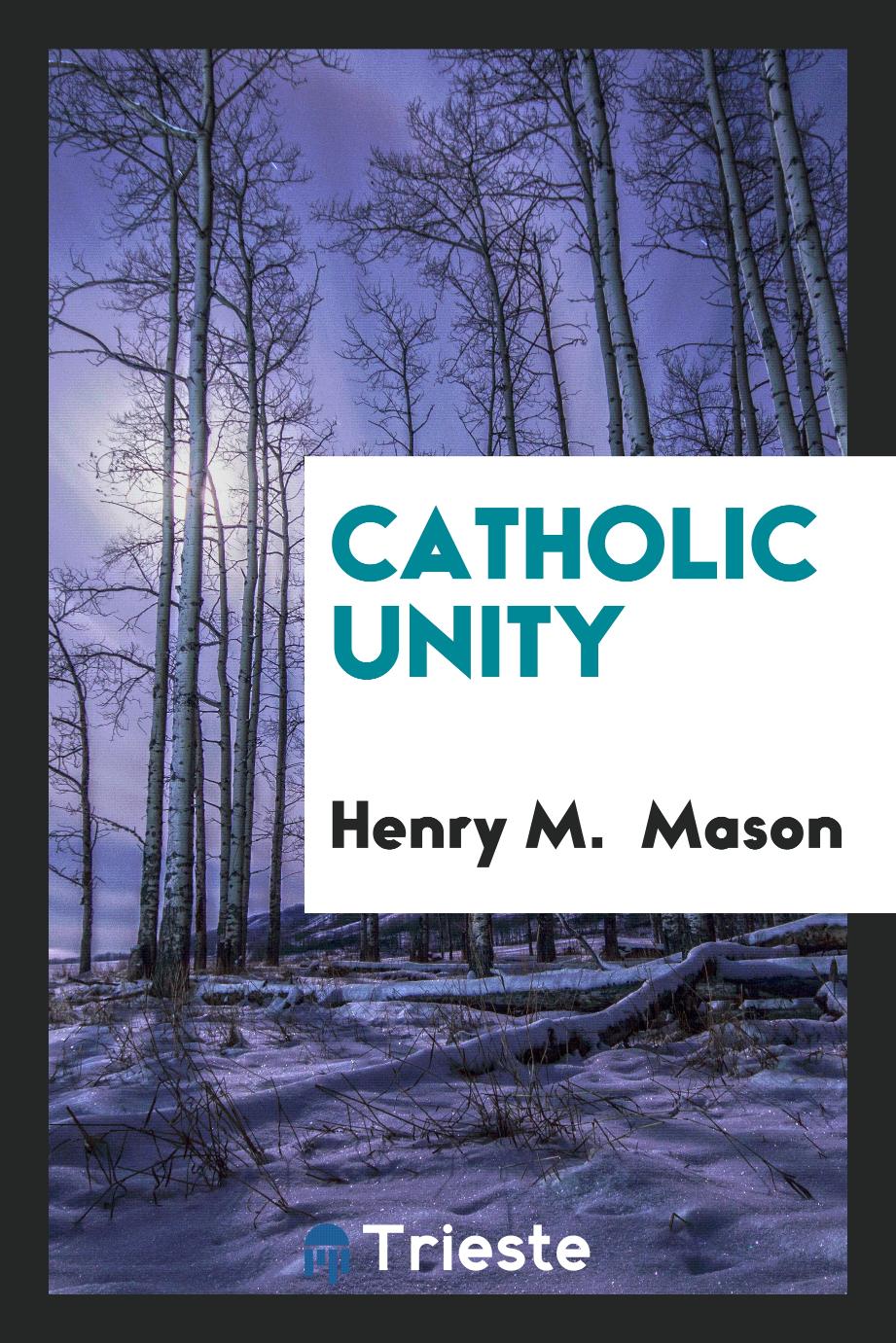 Catholic Unity