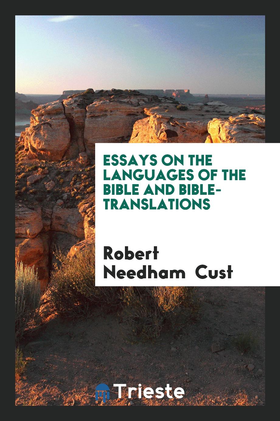 Essays on the Languages of the Bible and Bible-Translations